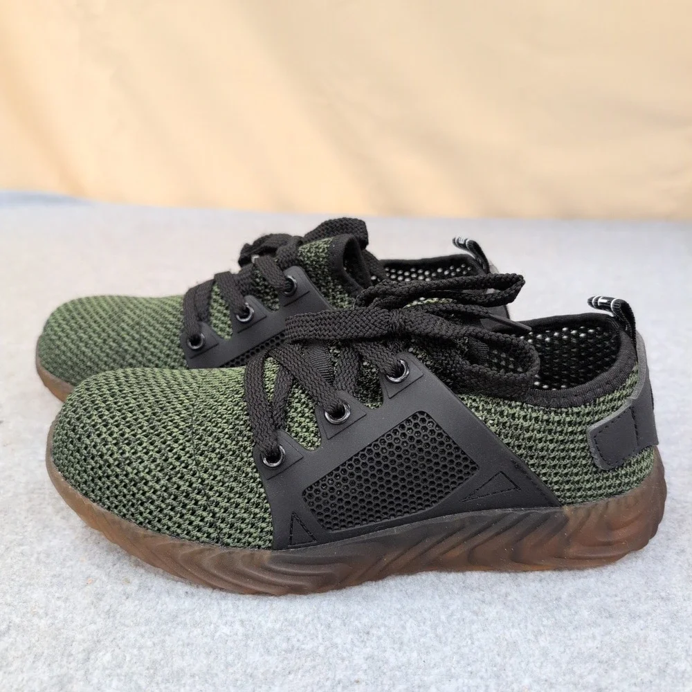 Indestructible Shoes Ryker Steel Toe Safety Sneakers Olive Green Mens 6.5 NA305 - Picture 2 of 8